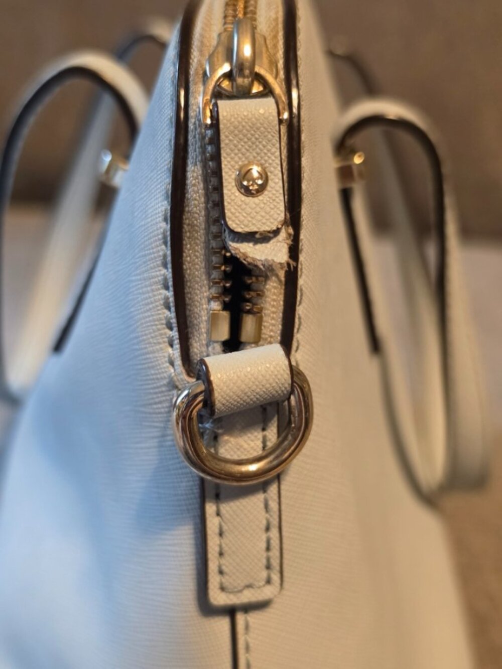 Structured Light Blue Handbag - Picture 13 of 14